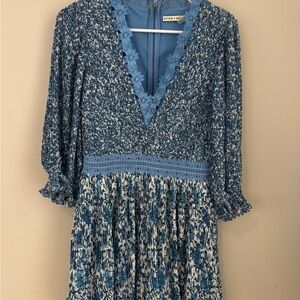 Alice + Olivia Gorgeous Blue Dress